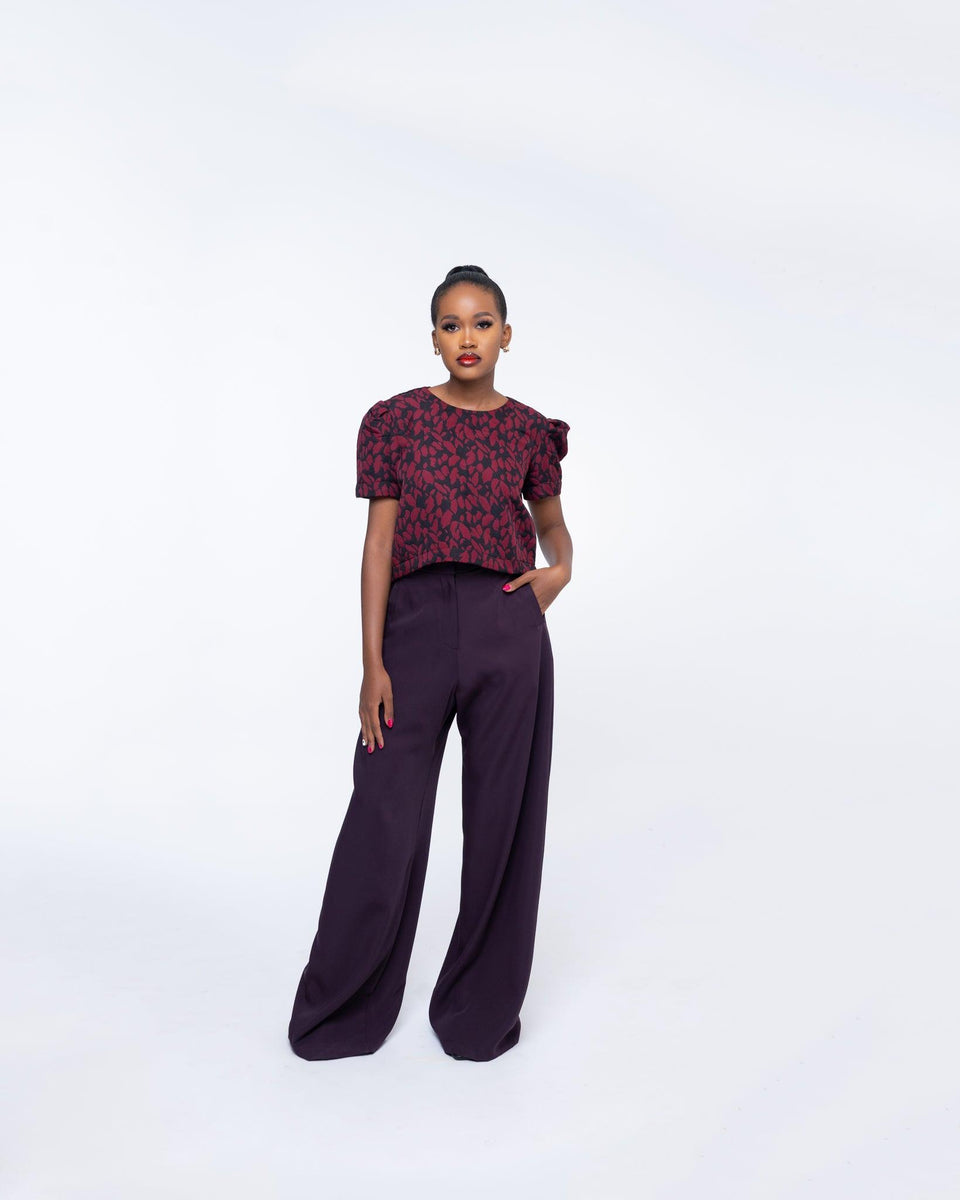 Fluid wide outlet leg pants