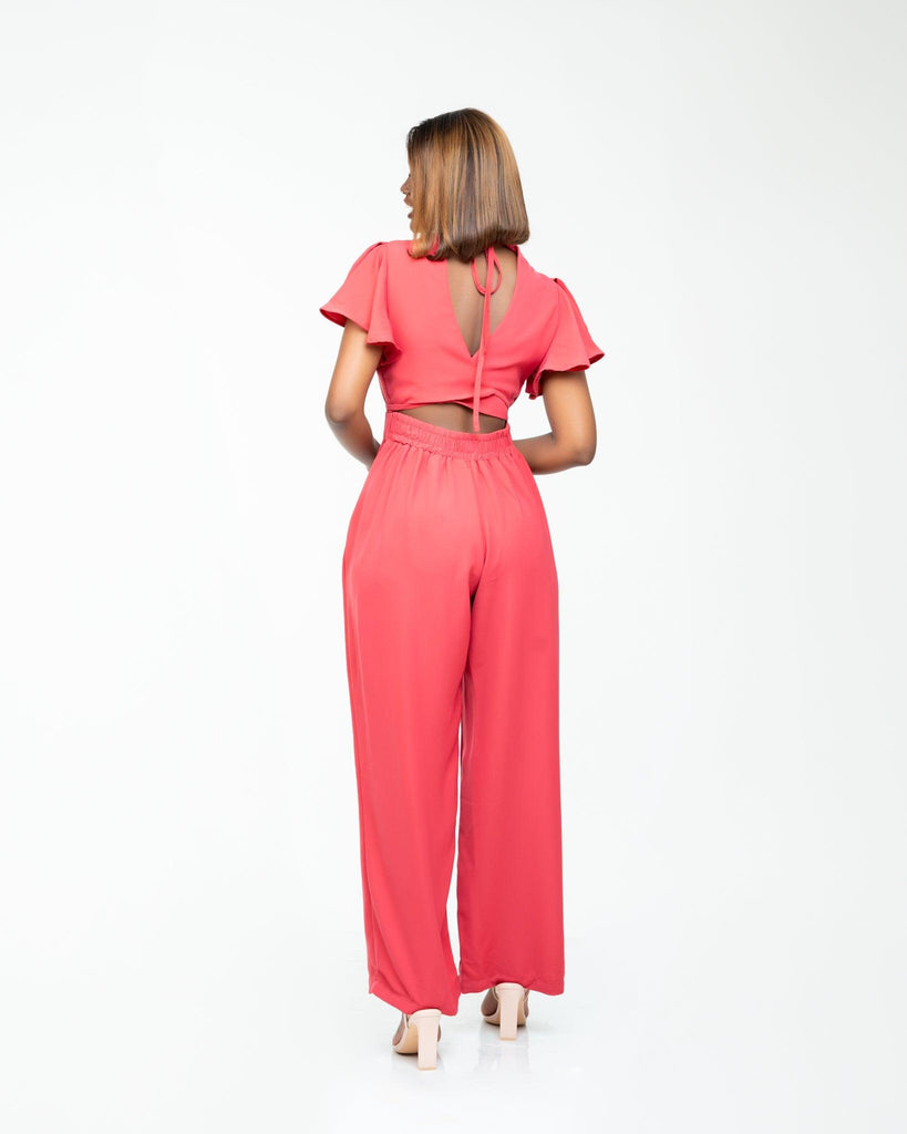 Allure Jumpsuit in Blush - Ikojn