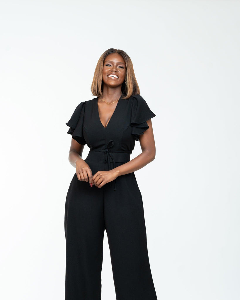 Allure Jumpsuit in Midnight - Ikojn