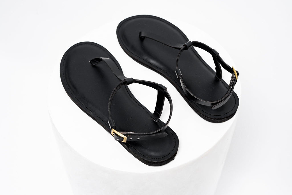 Jaber Sandal In BLACK - Ikojn